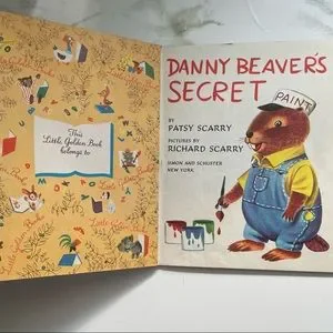 Vintage | Other | A Little Golden Book Danny Beavers Secret | Poshmark
